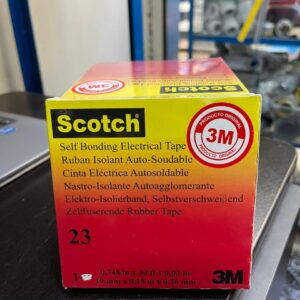 Cinta eléctrica autosoldable 3M Scotch 23 de 19 mm x 9,15 m