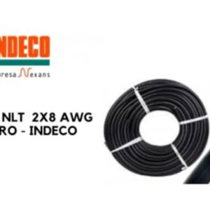 Cable NLT 2x8 AWG Negro INDECO